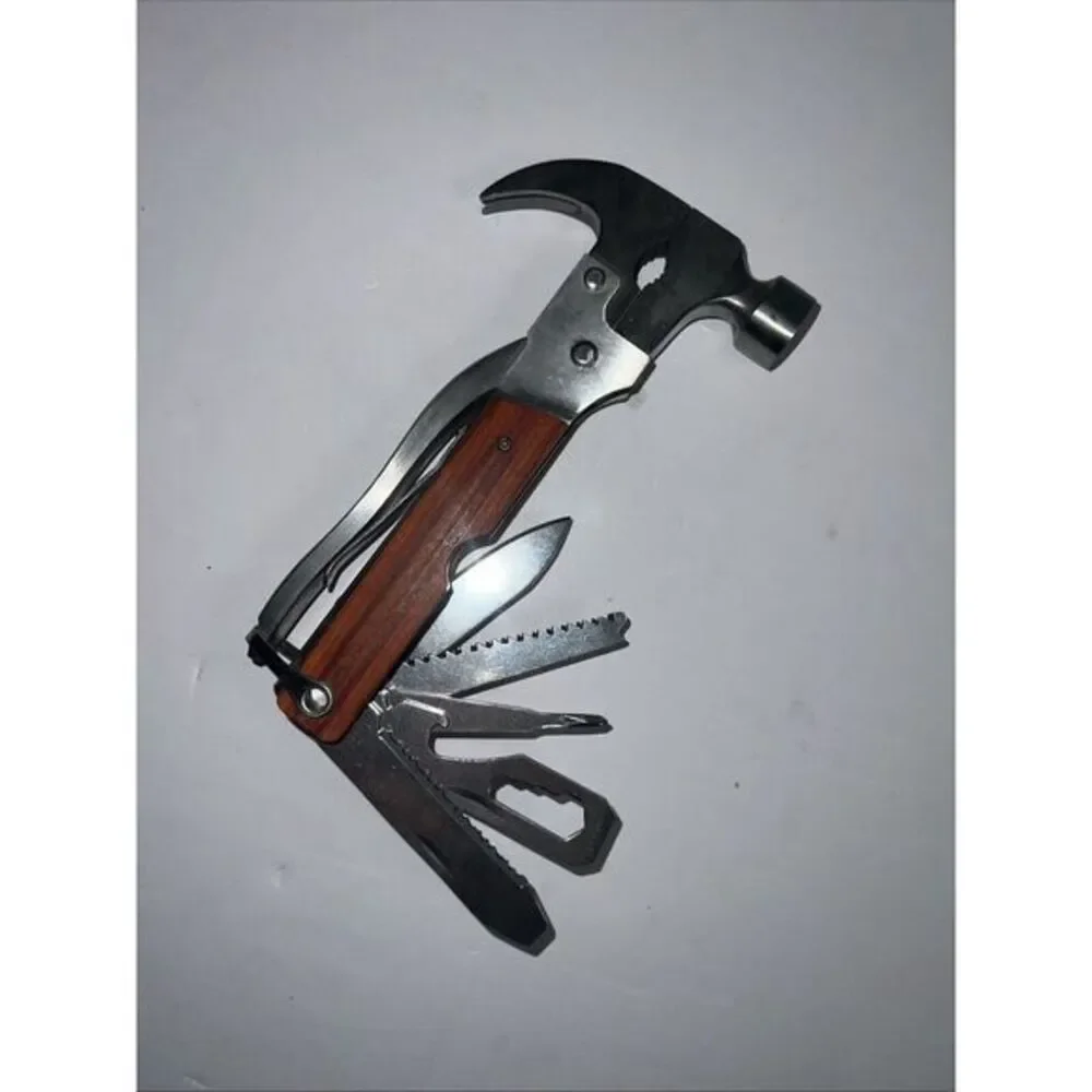 Camping Crawl Hammer Multi Tool Portable Survival Hiking Fishing Survival Device